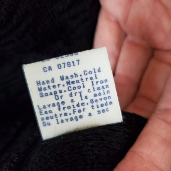 Beau Brummel vintage wool sweater textured knit crew neck - Picture 6 of 9